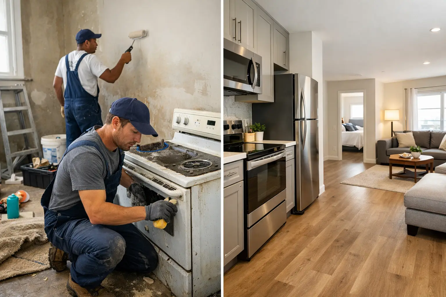 Apartment Turnover Before and After That Reduces Vacancy