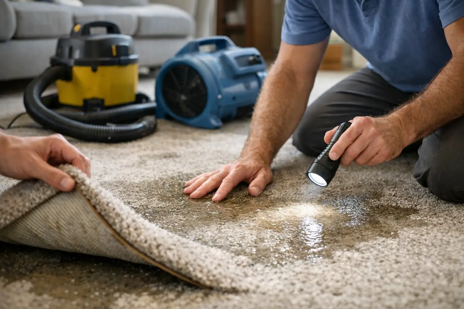 Can Wet Carpet Be Saved? What to Check