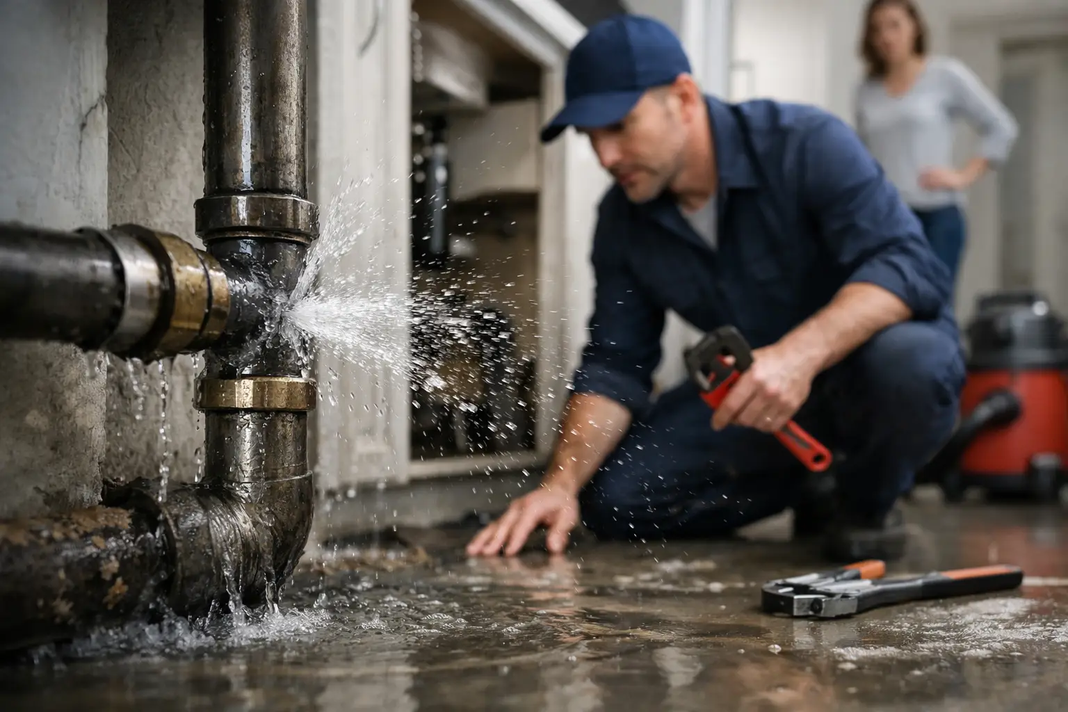 How to Handle Burst Pipe Damage Fast