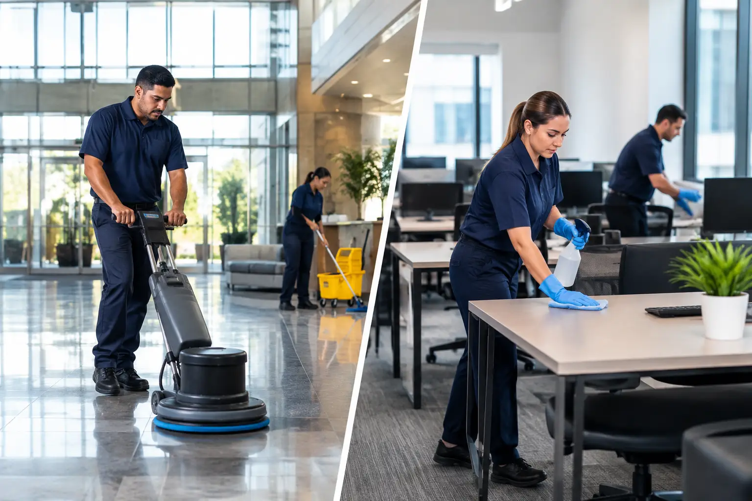 Is Commercial and Office Cleaning the Same?