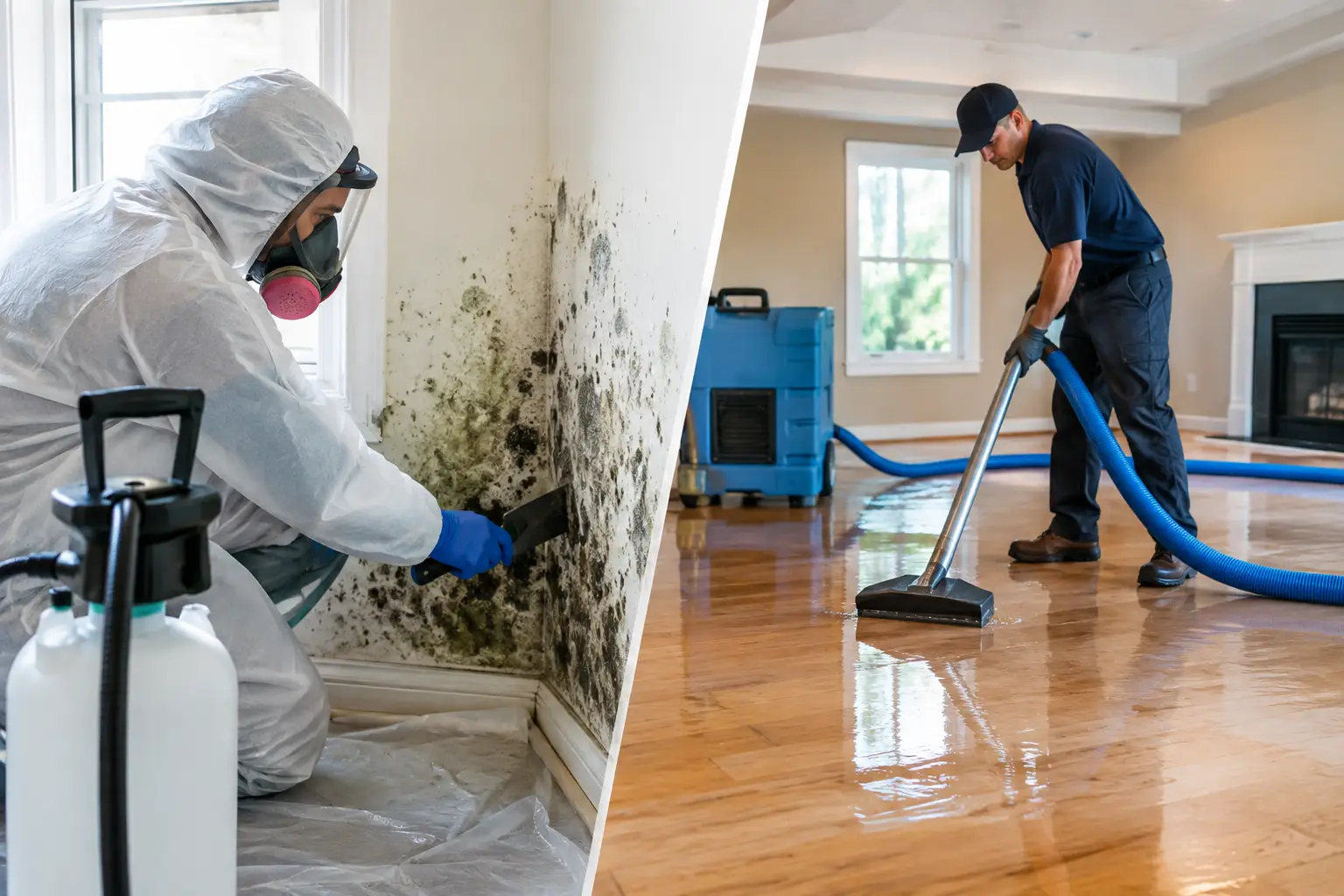 Mold Remediation Versus Water Restoration