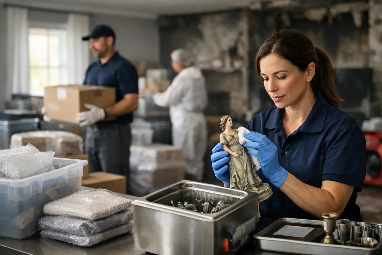 Pack Out Content Cleaning for Property Recovery