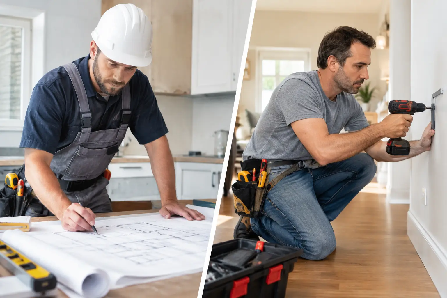 Remodeling Contractor vs Handyman Services
