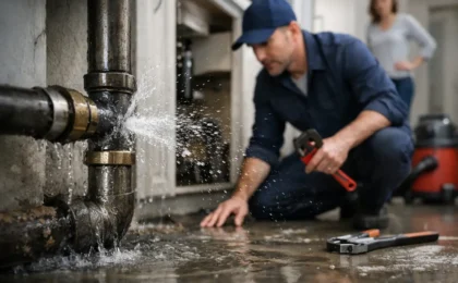 How to Handle Burst Pipe Damage Fast